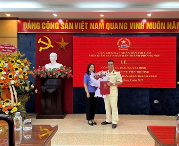 Lễ công bố và trao Quyết định điều động, bổ nhiệm chức vụ Viện trưởng Viện...